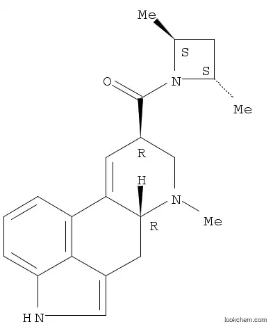 Molecular Structure of 470666-31-0 (Azetidine, 1-[[(8β)-9,10-didehydro-6-methylergolin-8-yl]carbonyl]-2,4-dimethyl-, (2S,4S)-)